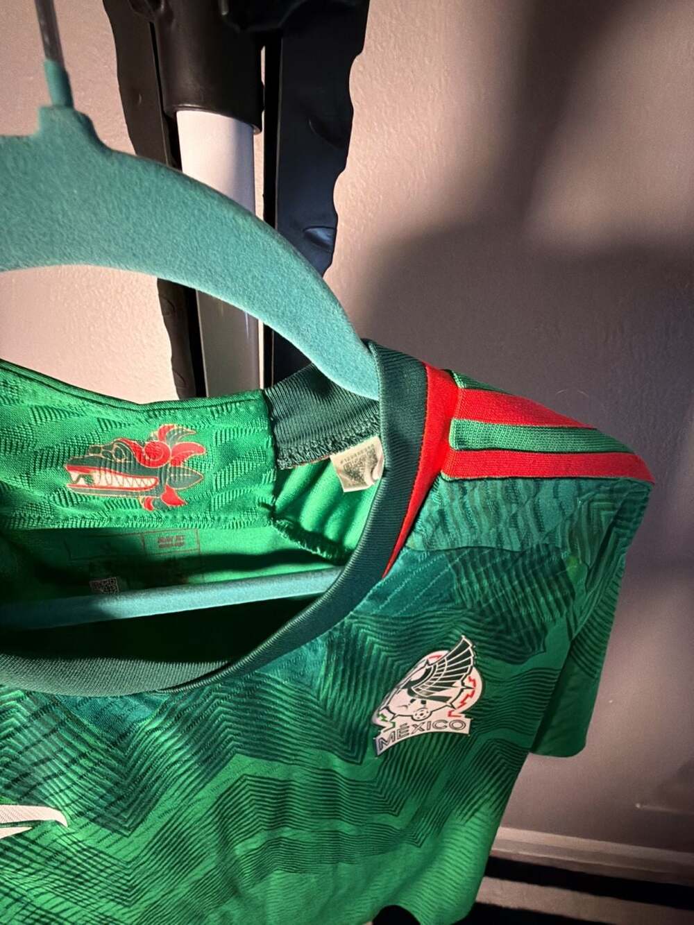 Adidas Mexico Home Soccer Jersey Size XL Green 2022 World Cup - Picture 3 of 9